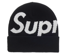 Load image into Gallery viewer, Supreme Big Logo Beanie (FW25) Black
