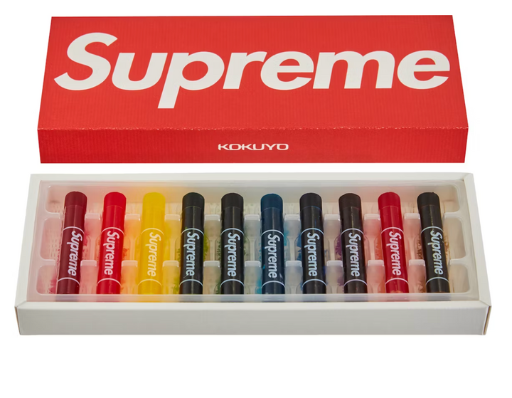 Supreme Kokuyo Translucent Crayons (Pack of 10) Multicolor