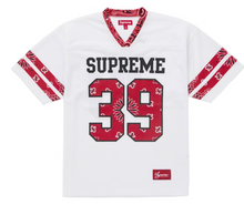 Load image into Gallery viewer, Supreme Bandana Football Jersey White
