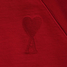 Load image into Gallery viewer, Ami Paris Ami De Coeur Tonal Boxy Fit Crewneck Red
