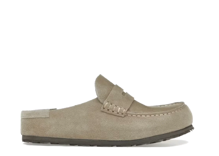 Birkenstock Naples Wrapped Suede Leather Taupe