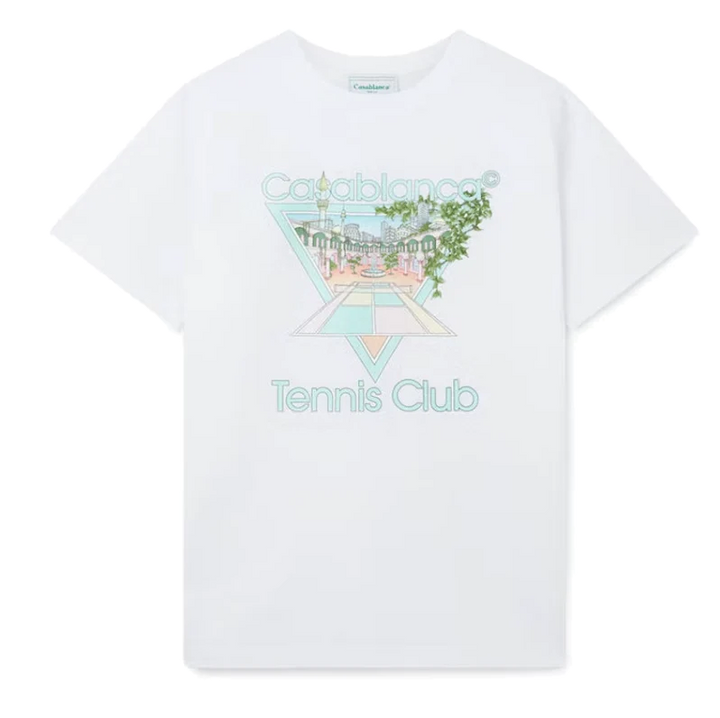 Casablanca Tennis Club Icon T-shirt (FW23) White