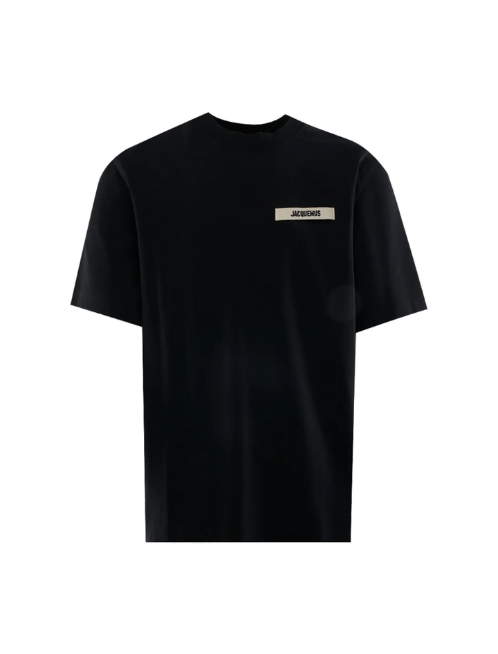 Jacquemus Le Tshirt Gross Grain Black
