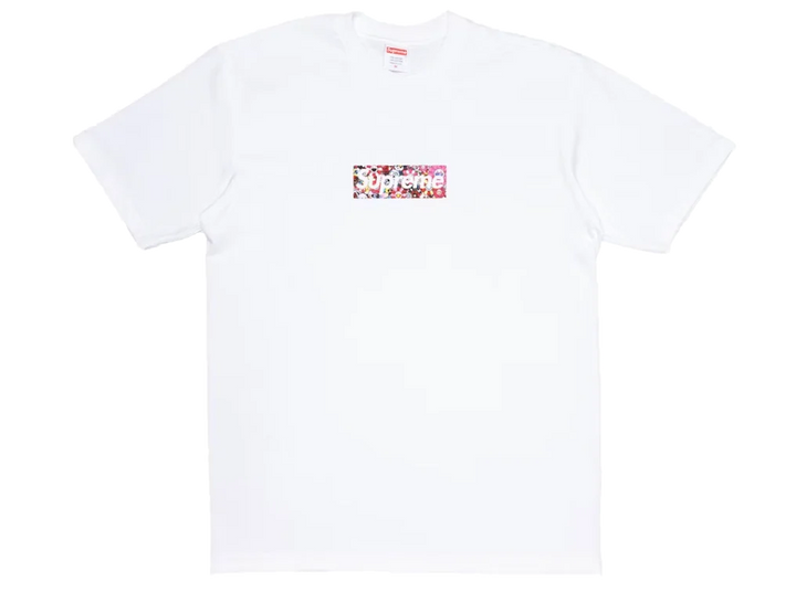 Supreme Takashi Murakami COVID-19 Relief Box Logo Tee White