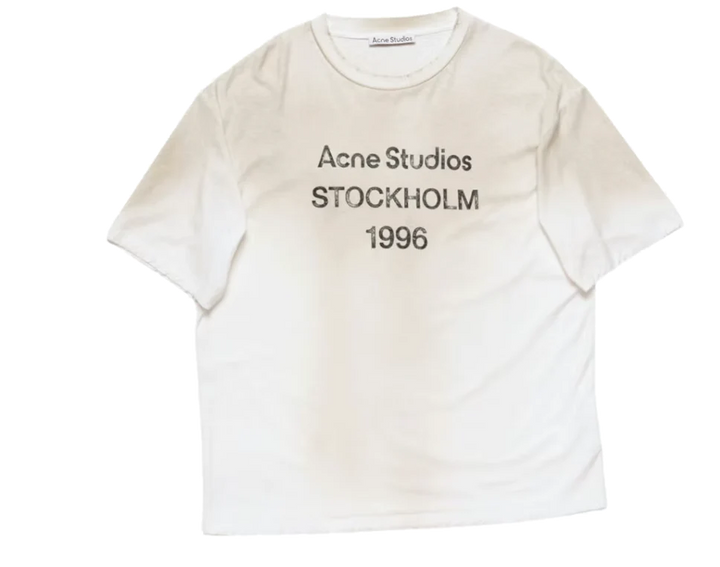Acne Studios Logo Relaxed Fit T-shirt Wonder Quartz