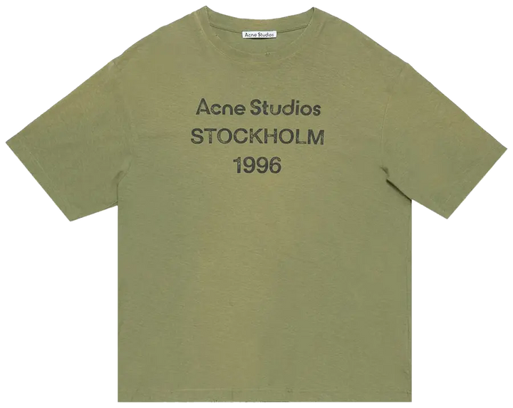 Acne Studios Sprayed T-shirt Olive Green 1996