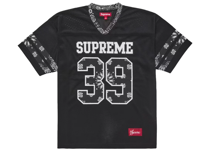 Supreme Bandana Football Jersey Black
