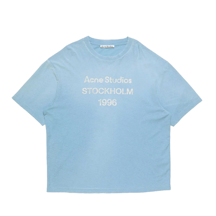 Acne Studios Logo T-Shirt - Cornflower Blue