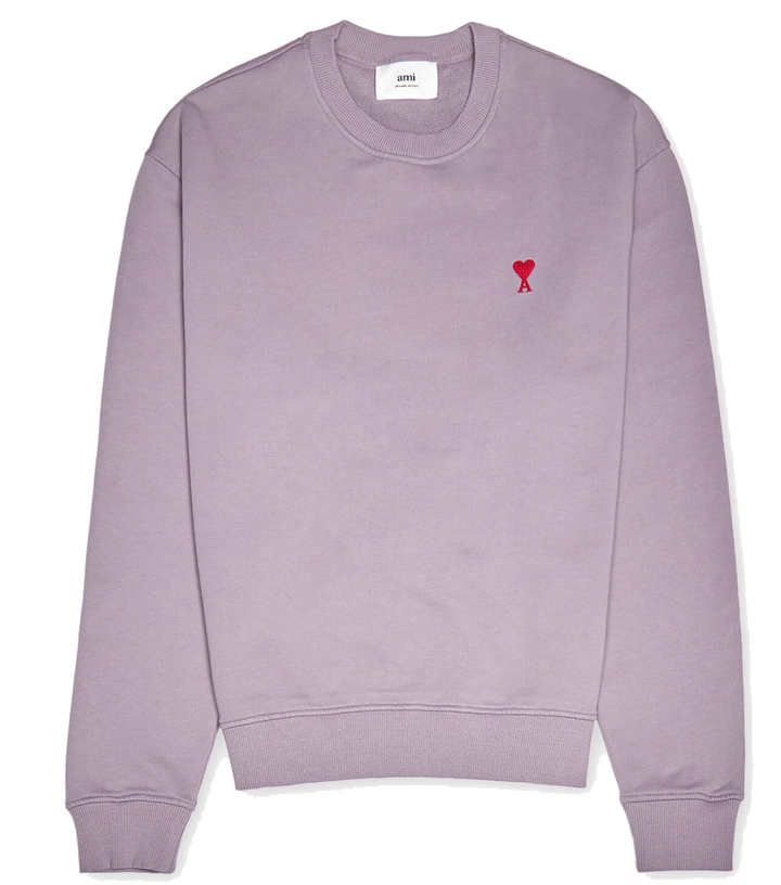 AMI PARIS De Coeur Classic Sweatshirt Parma Red