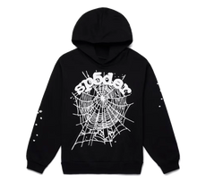 Afbeelding in Gallery-weergave laden, Sp5der OG Web Hoodie Black
