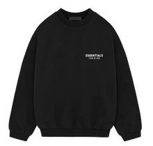 Afbeelding in Gallery-weergave laden, Fear of God Essentials Fleece Crewneck (FW24) Black
