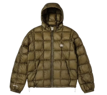 Afbeelding in Gallery-weergave laden, Stussy Midweight Hooded Puffer Olive
