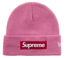 Afbeelding in Gallery-weergave laden, Supreme New Era Box Logo Beanie (FW25) Magenta
