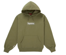 Afbeelding in Gallery-weergave laden, Supreme Box Logo Hooded Sweatshirt (FW25) Light Olive
