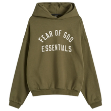Afbeelding in Gallery-weergave laden, Fear of God ESSENTIALS Military Heavy Fleece Hoodie
