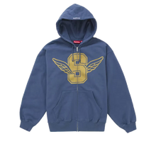 Afbeelding in Gallery-weergave laden, Supreme Wings Zip Up Hooded Sweatshirt Dark Blue
