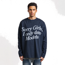 Afbeelding in Gallery-weergave laden, Rheborn I Only Date Models Longsleeve Navy
