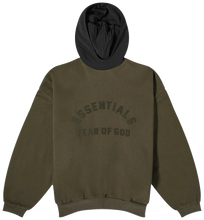 Afbeelding in Gallery-weergave laden, Fear of God Essentials Nylon Fleece Hoodie 'Ink/Jet Black'
