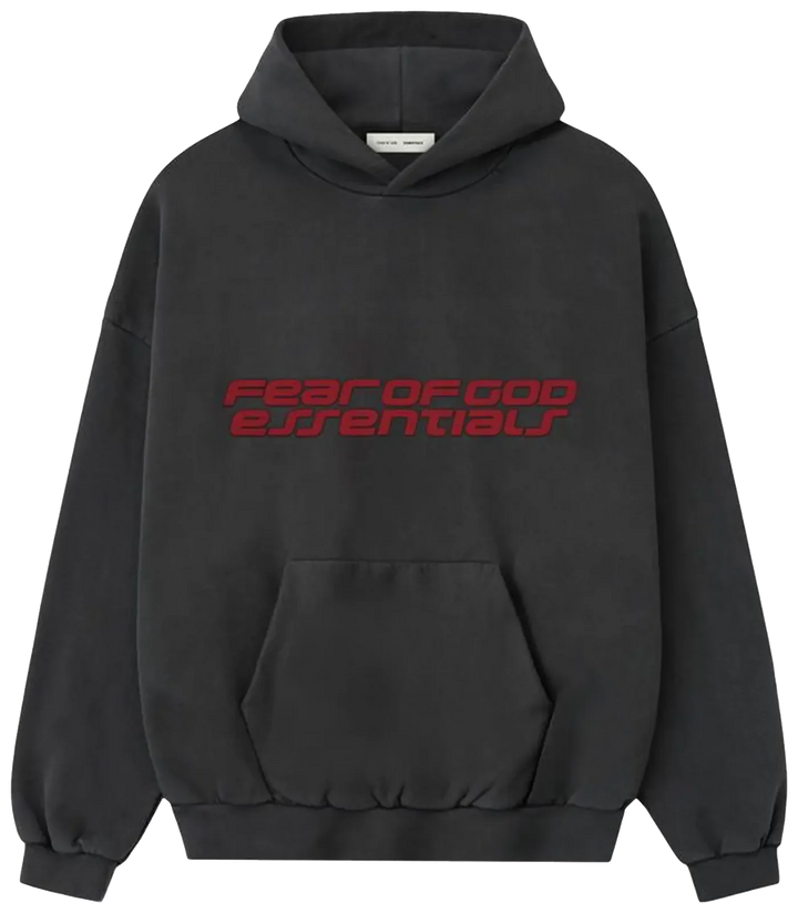 Fear of God Essentials Heavy Fleece 90s Hoodie 'Iron Grey'