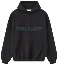 Afbeelding in Gallery-weergave laden, Fear of God Essentials Heavy Fleece 90s Hoodie 'Vintage Black'

