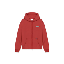 Afbeelding in Gallery-weergave laden, Croyez Etiquette Zip Hoodie | Red
