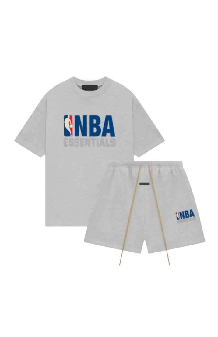 Fear of God Essentials NBA Light Heather Summer Set