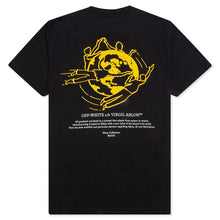 Load image into Gallery viewer, Off-White Slim S/S Tee Black/Ocher Yellow
